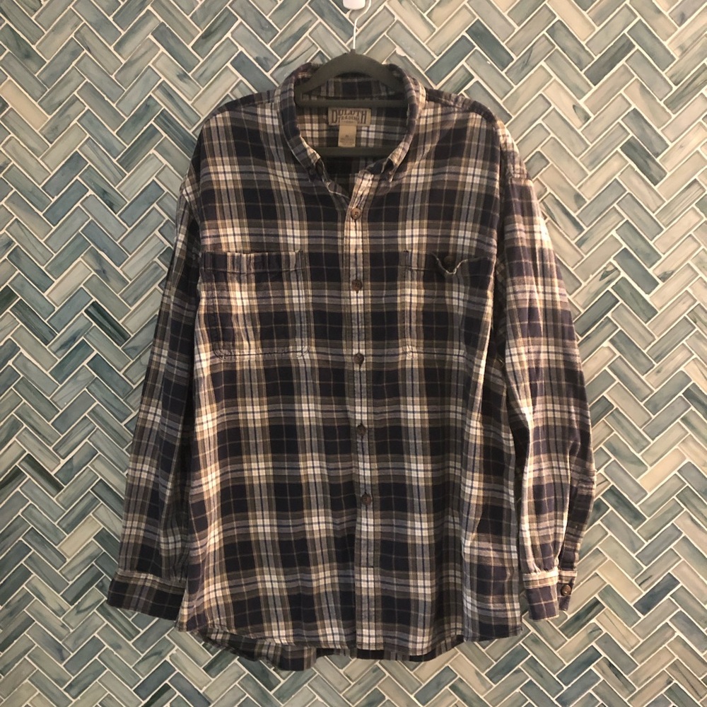 Men’s XL Duluth Trading Co. Plaid Flannel Shirt